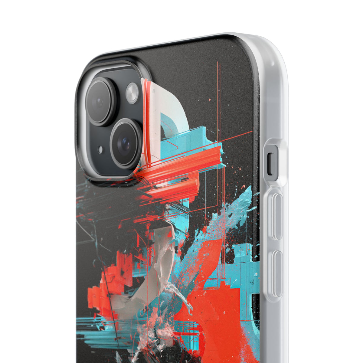 Fragmented Cyber Core · Lite Phone Case for iPhone ·  Black