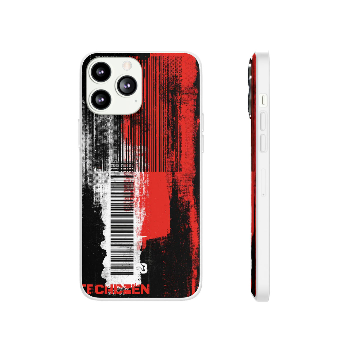 Distorted Barcode · Lite Phone Case for iPhone ·  Black