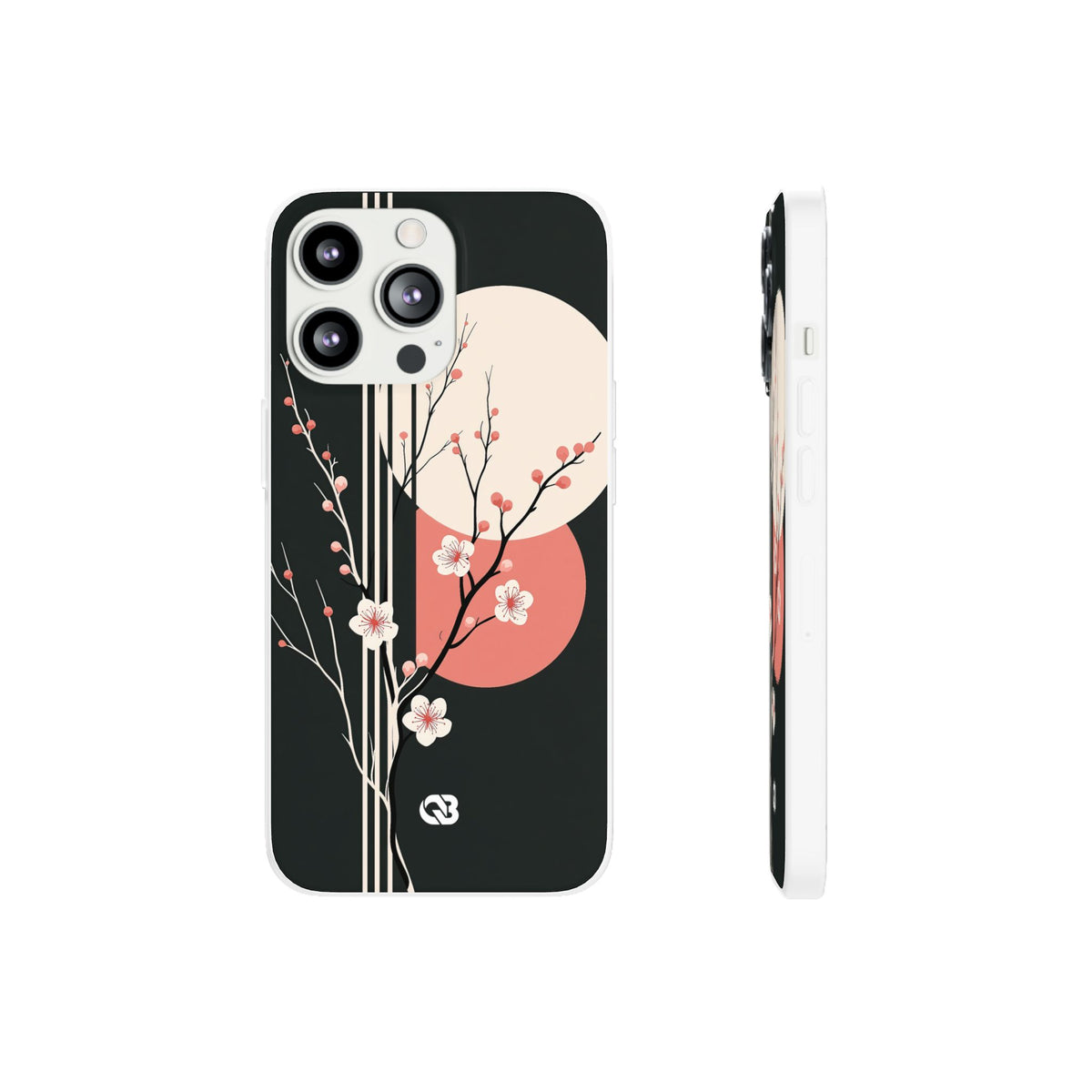 Nocturne Sakura Branch · Lite Phone Case for iPhone ·  Black