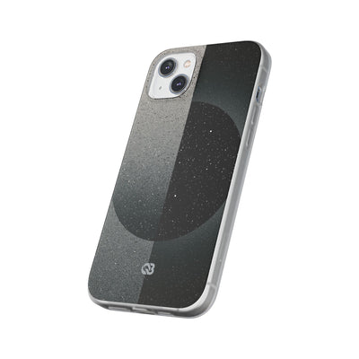 Black Lite Phone Case for iPhone - Lunar Static Orbit