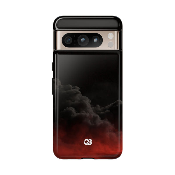 Crimson Fog Void · Tough Phone Case for Pixel ·  Black