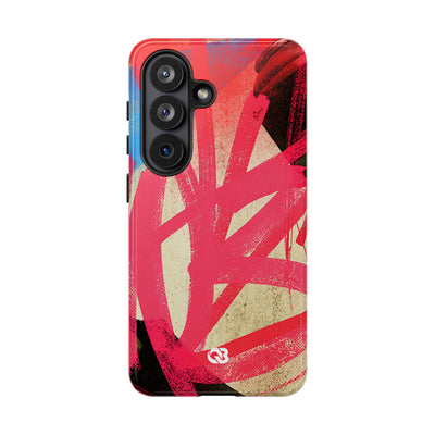 Neon Spray Tag · Tough Phone Case for Samsung · Pink