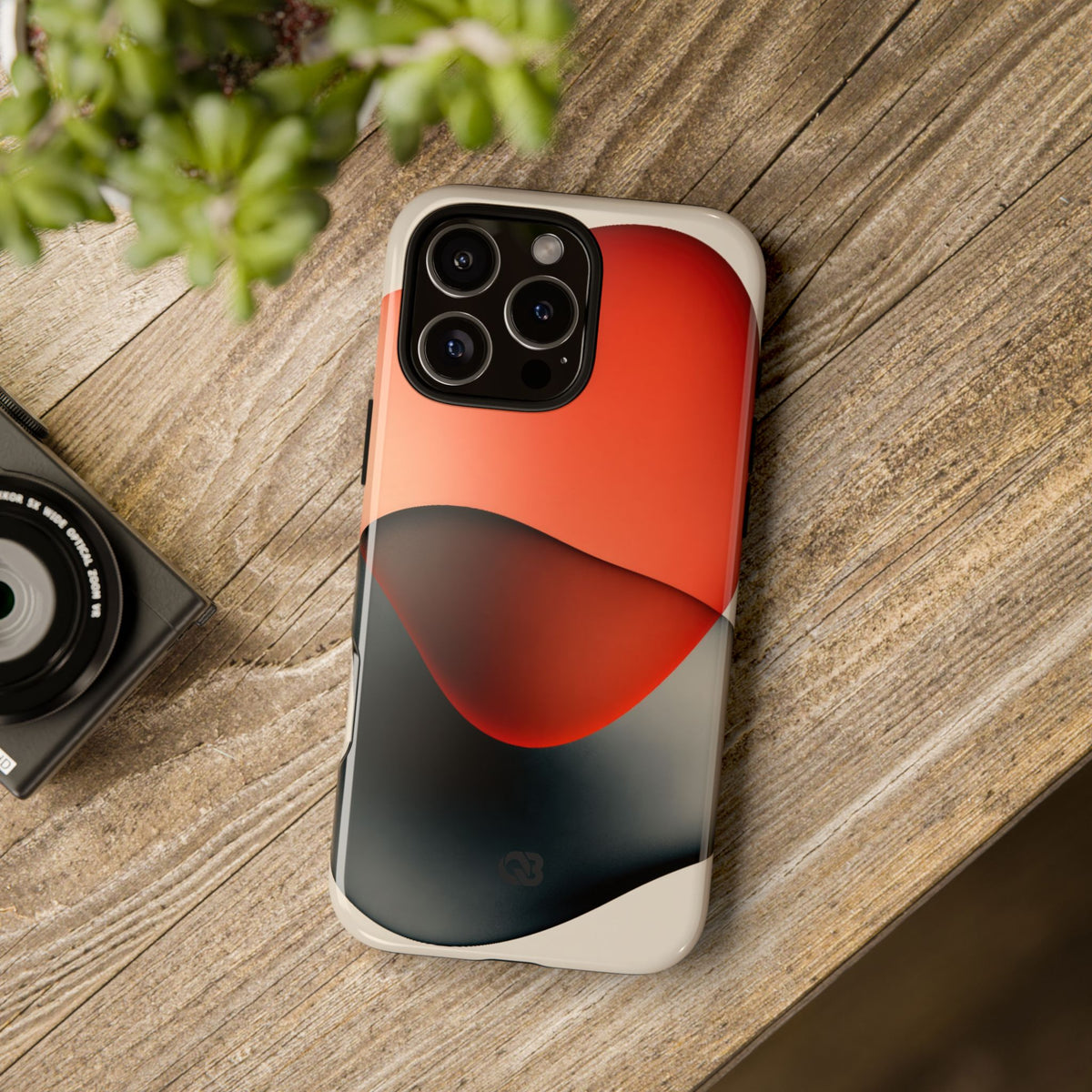 Translucent Crimson Form · Tough Phone Case for iPhone · Red