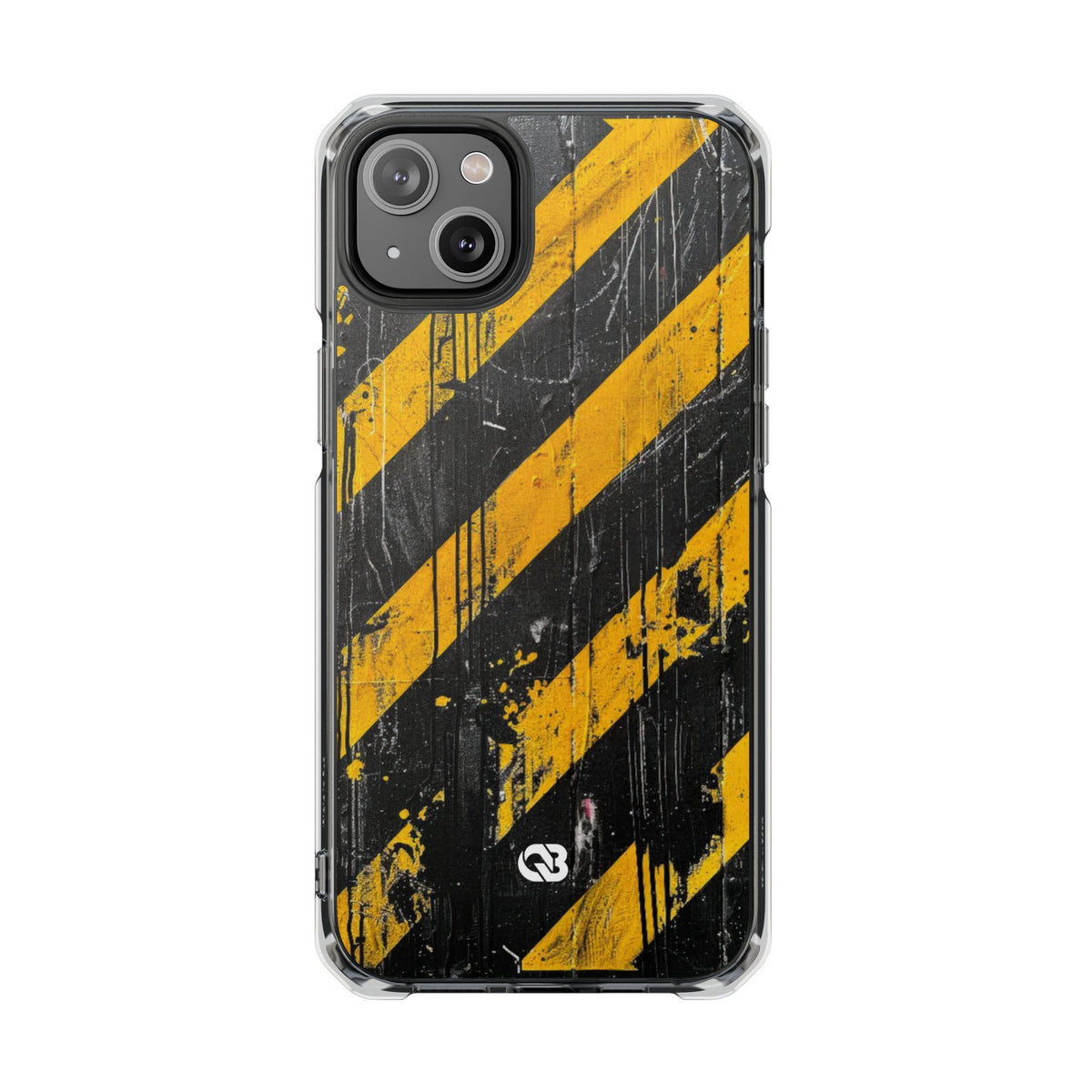 Urban Hazard Decay · Clear Impact Magnetic Phone Case for iPhone · Black