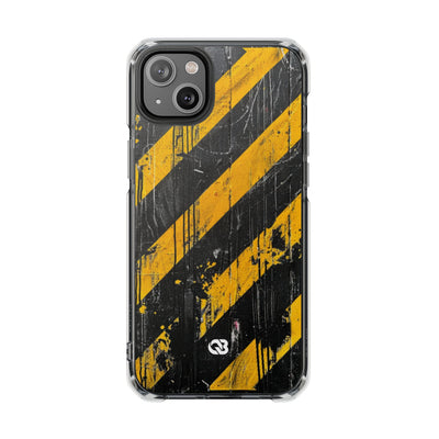Urban Hazard Decay · Clear Impact Magnetic Phone Case for iPhone · Black