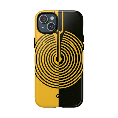 Yellow Tough 2.0 Magsafe Phone Case for iPhone - Voltage Sector Pulse