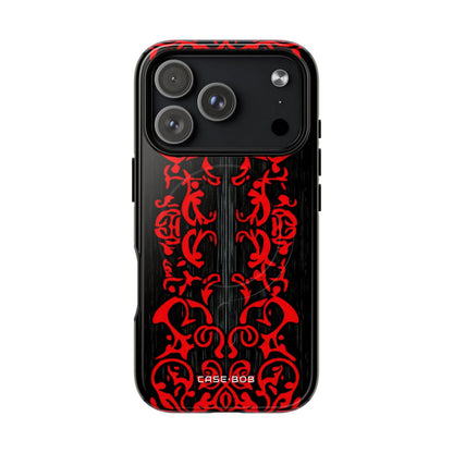 Crimson Spiral iPhone 17 Pro Case - Tough+ - CASE•BOB