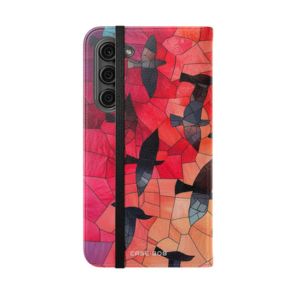 Stained Glass Birds - Samsung S23+ Case - Wallet