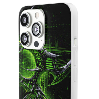 Cyber Sigil Grid · Lite Phone Case for iPhone ·  Green