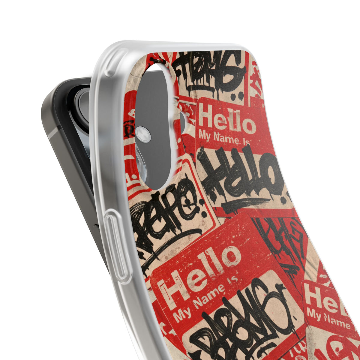 Slap Tag Collage · Lite Phone Case for iPhone ·  Red