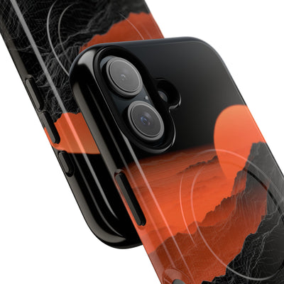 Solar Ridge Mesh · Tough 2.0 Magnetic Phone Case for iPhone · Black