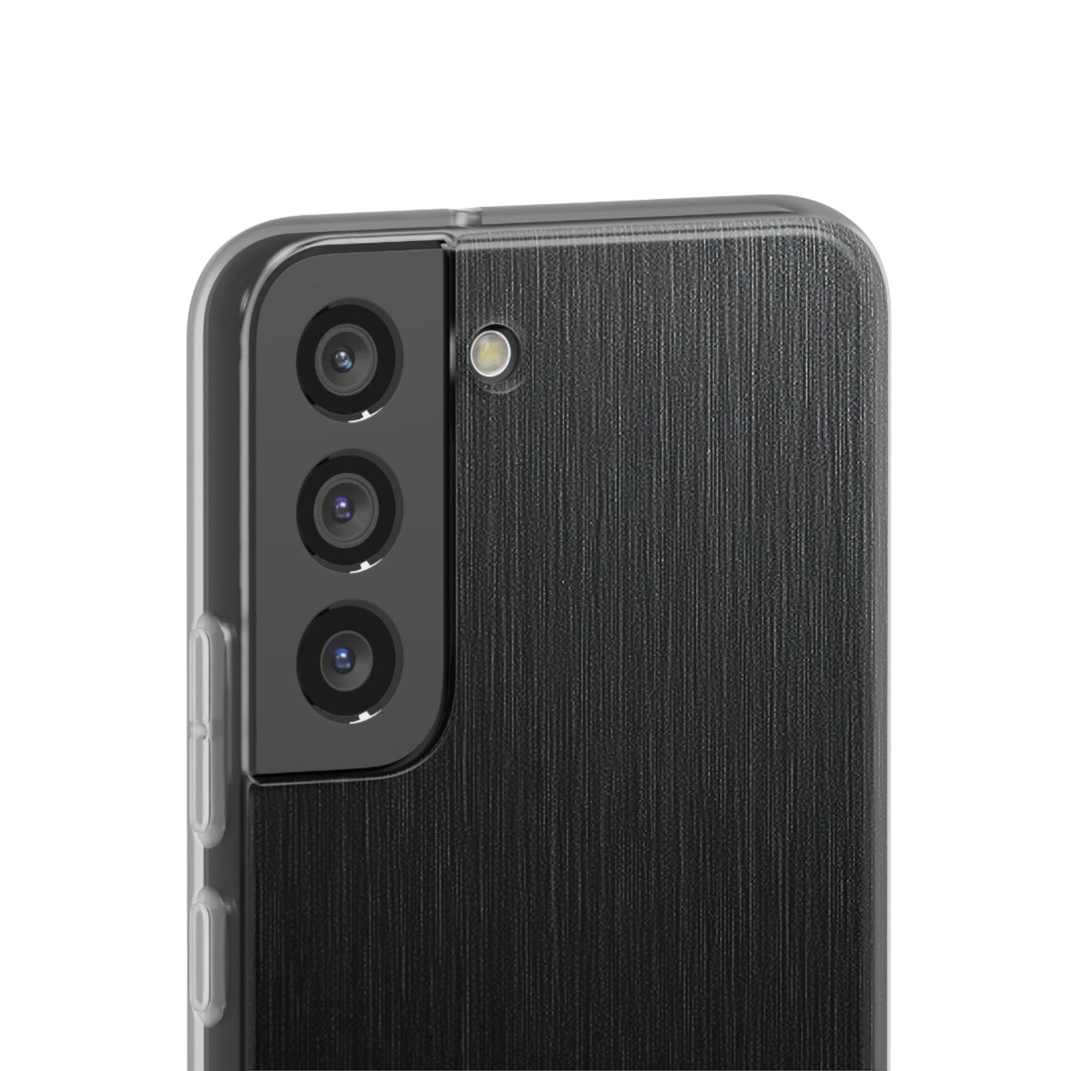 Obsidian Brushed Steel · Lite Phone Case for Samsung · Black