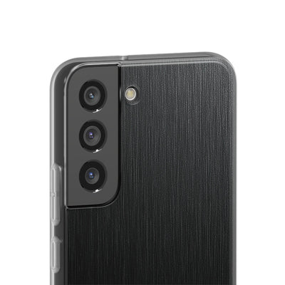 Obsidian Brushed Steel · Lite Phone Case for Samsung · Black