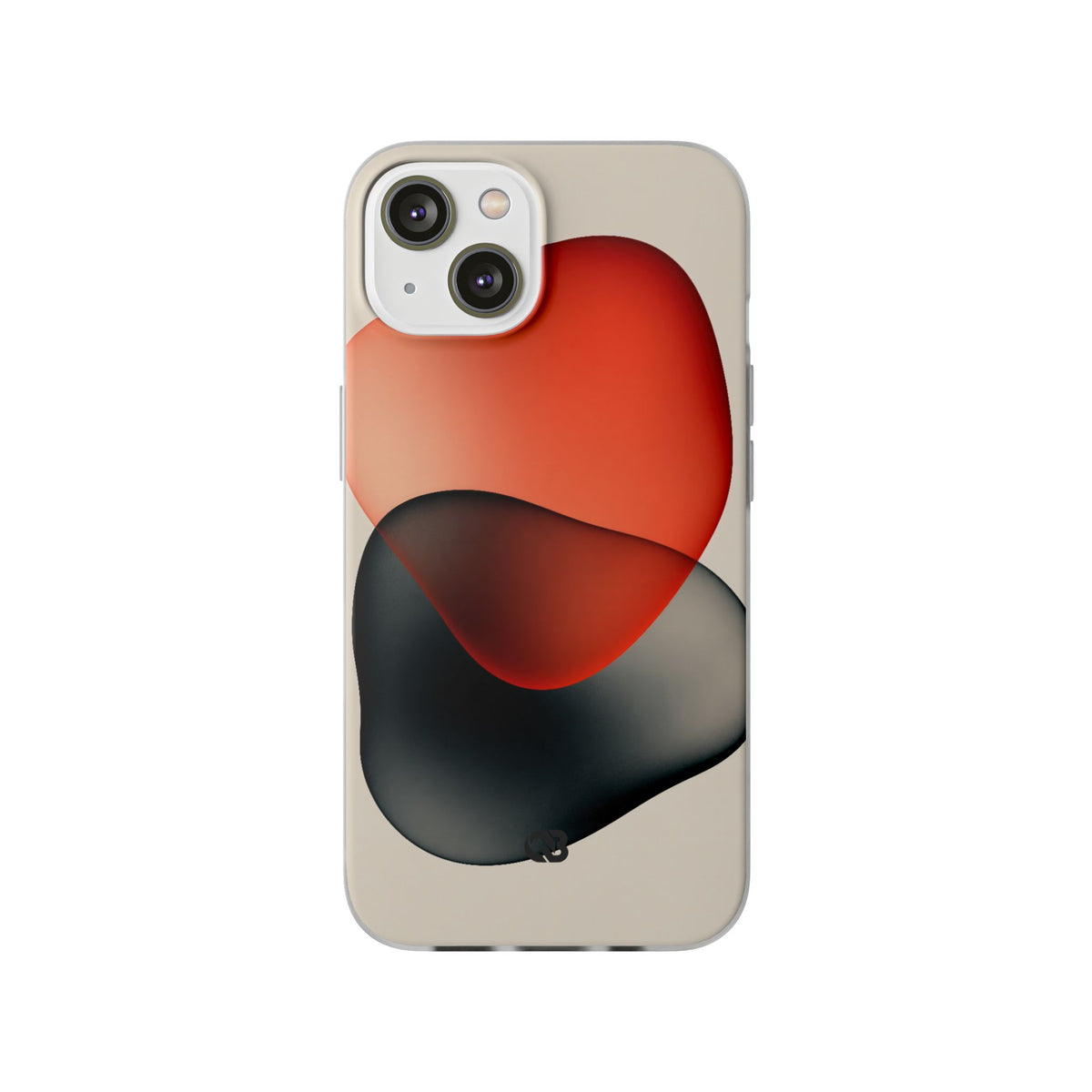 Translucent Crimson Form · Lite Phone Case for iPhone ·  Red