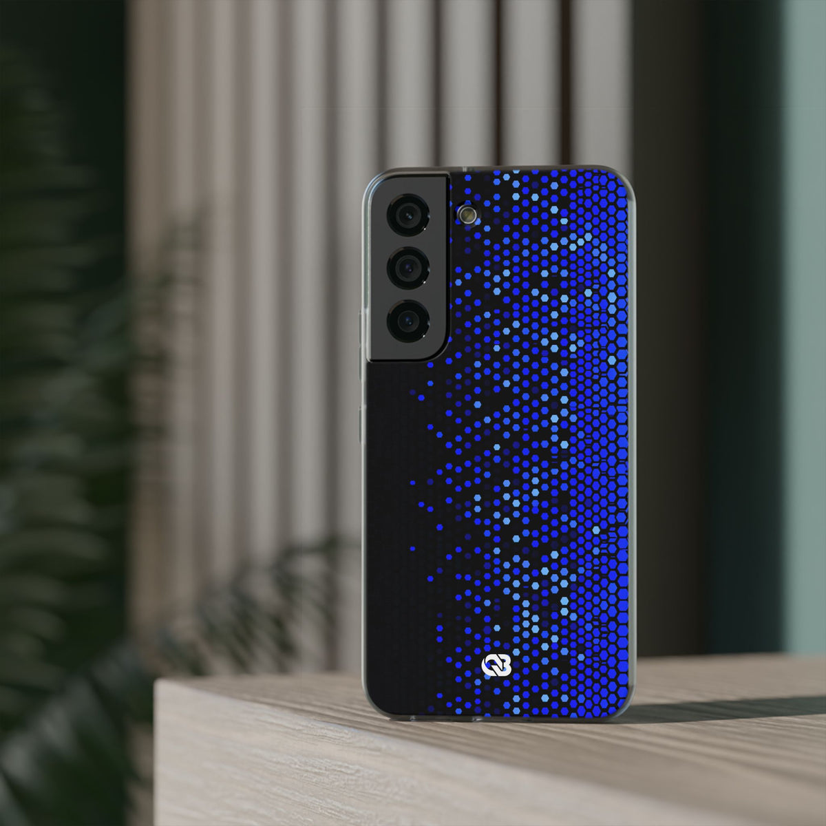 Cobalt Hex Dispersion · Lite Phone Case for Samsung · Blue