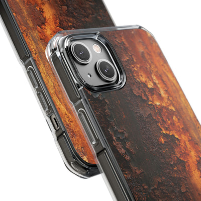 Orange Impact MagSafe Phone Case for iPhone - Oxidized Iron Crust