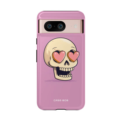 Heart Eyed Skull Google Pixel 8 Case - Tough