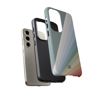 Green Tough Phone Case for Samsung - Sage Prism Beam