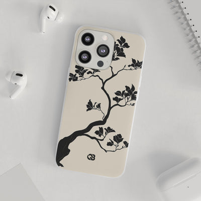 Ebony Magnolia · Lite Phone Case for iPhone ·  Beige