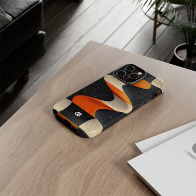 Orange Grit Twist · Tough Phone Case for iPhone