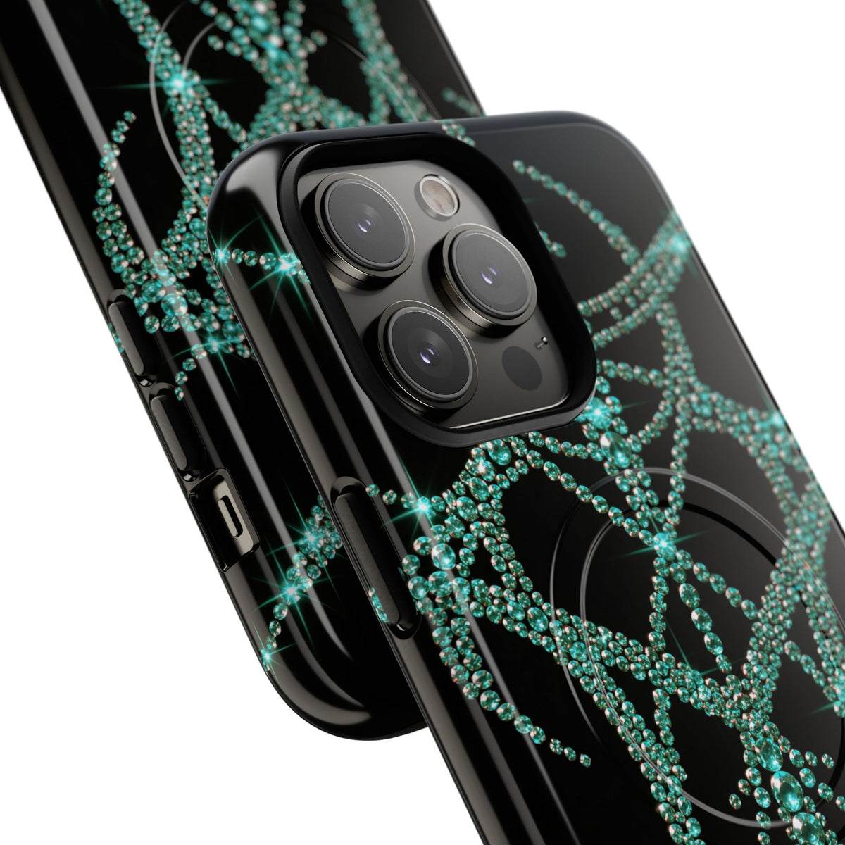 Teal Cyber Sigil · Tough 2.0 Magnetic Phone Case for iPhone · Teal