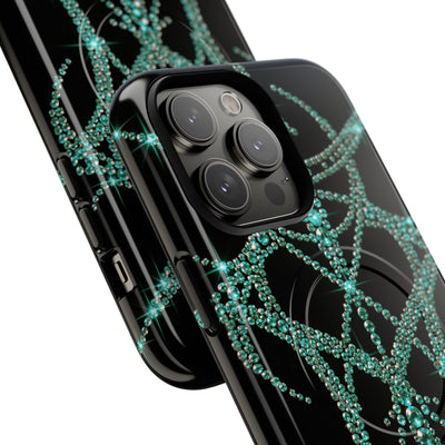 Teal Cyber Sigil · Tough 2.0 Magnetic Phone Case for iPhone · Teal
