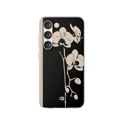 Black Lite Phone Case for Samsung - Obsidian Bone Orchid