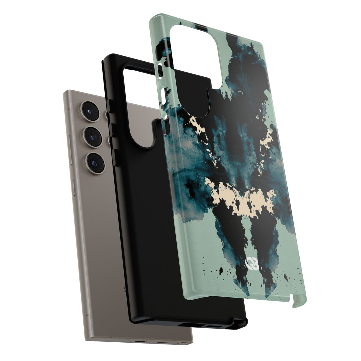 Rorschach Ink Void · Tough Phone Case for Samsung · Black