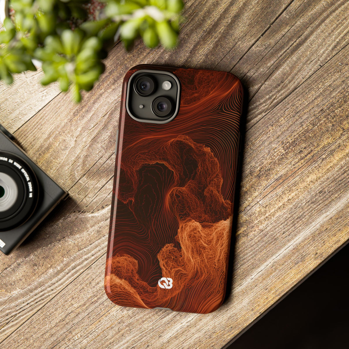 Amber Filament · Tough Phone Case for iPhone · Orange