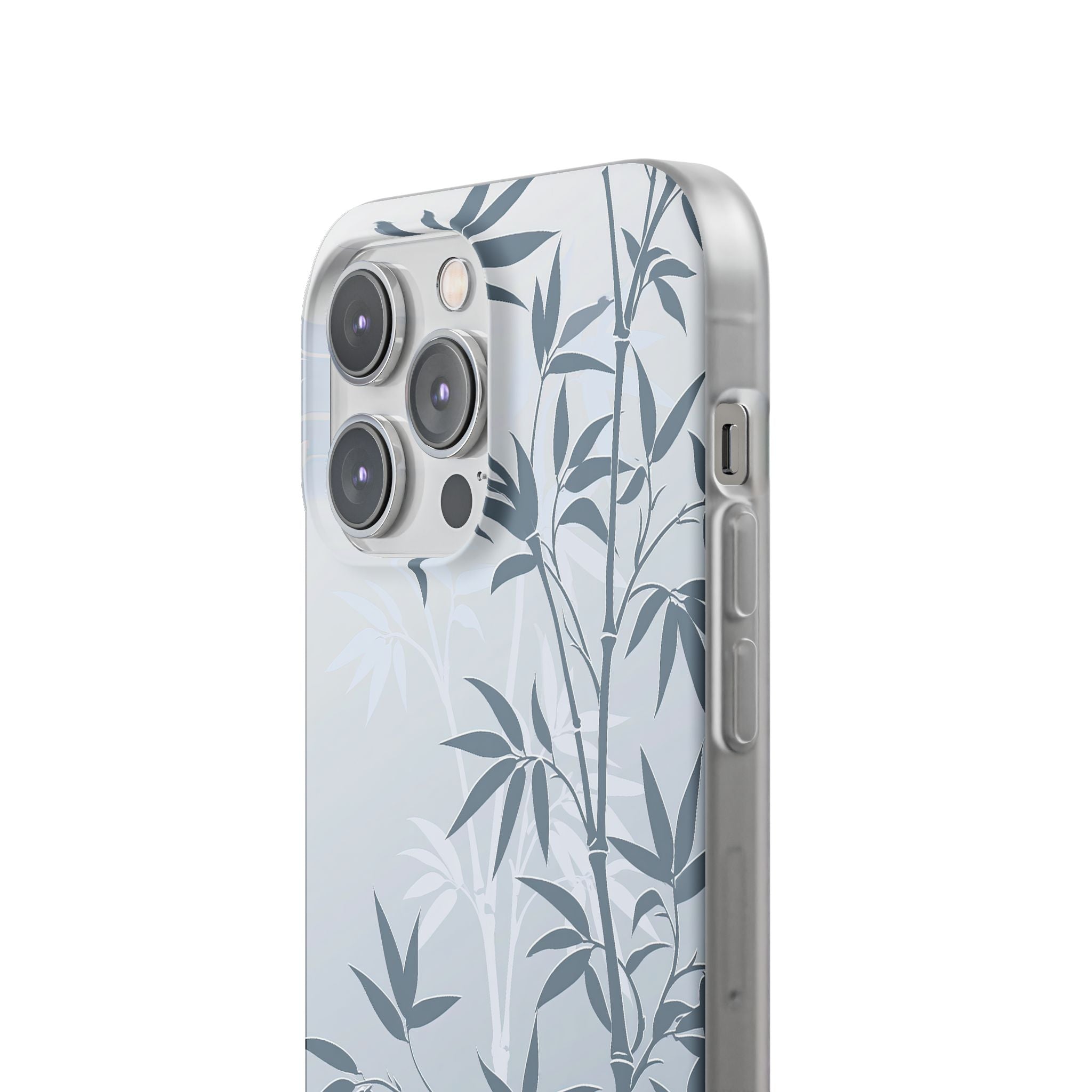Blue Lite Phone Case for iPhone - Slate Bamboo Shadow