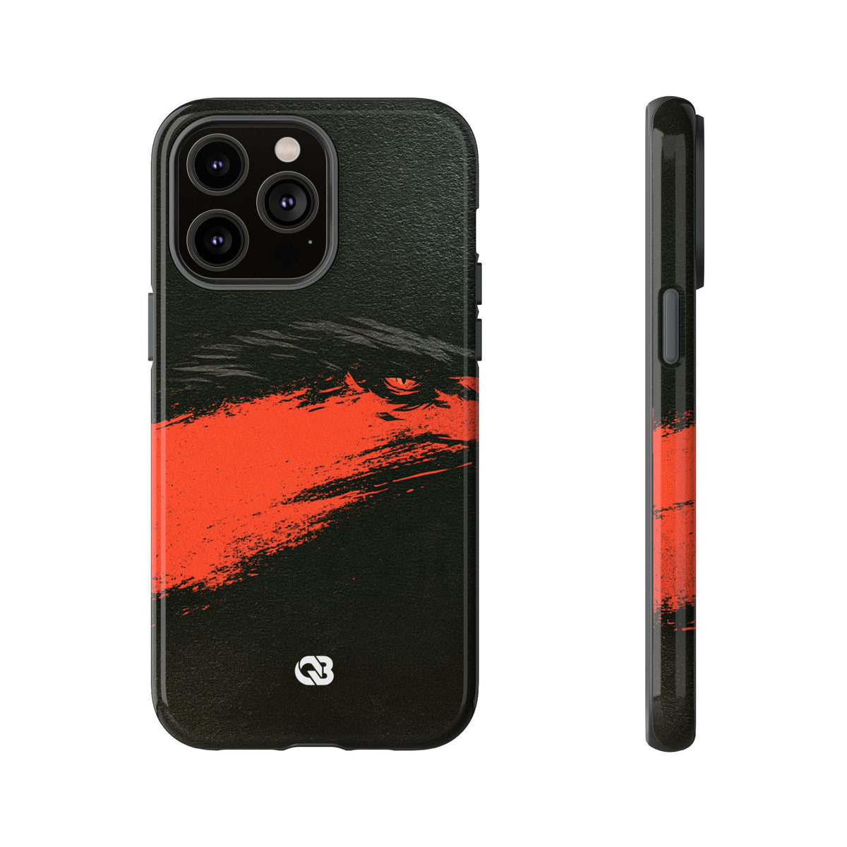 Crimson Raptor Noir · Tough Phone Case for iPhone · Black