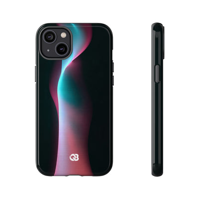 Neon Pixel Flow · Tough Phone Case for iPhone · Black