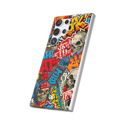 Skate Skull Riot · Lite Phone Case for Samsung · Red