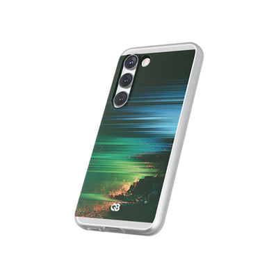 Digital Shoreline Drift · Lite Phone Case for Samsung · Teal