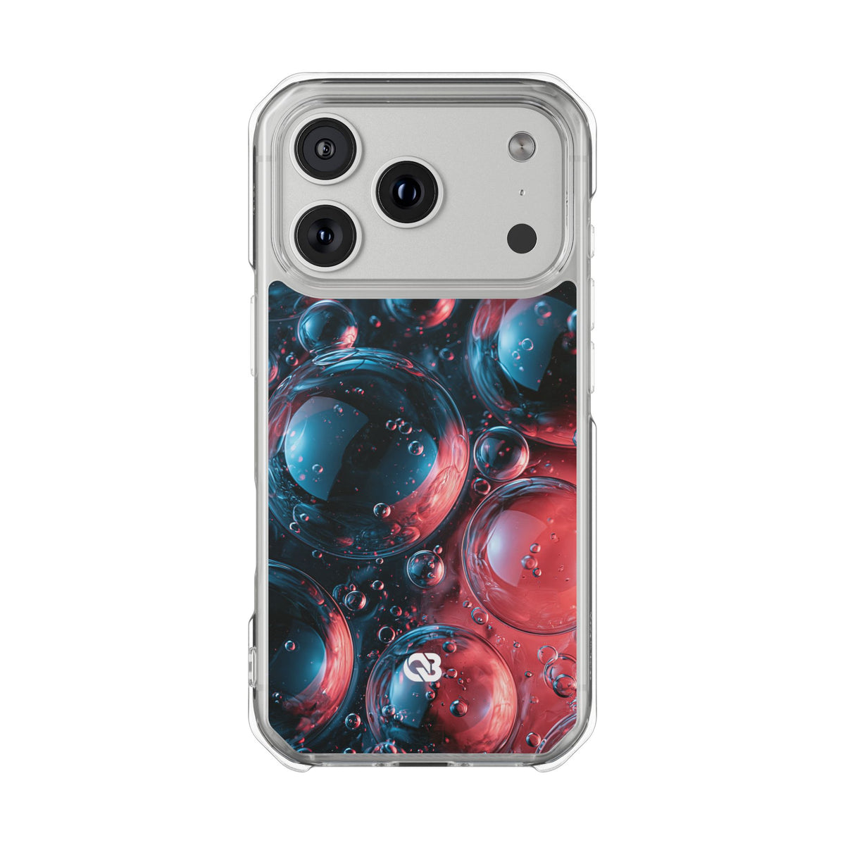 Aqua Gel Spheres · Clear Impact Magnetic Phone Case for iPhone · Blue