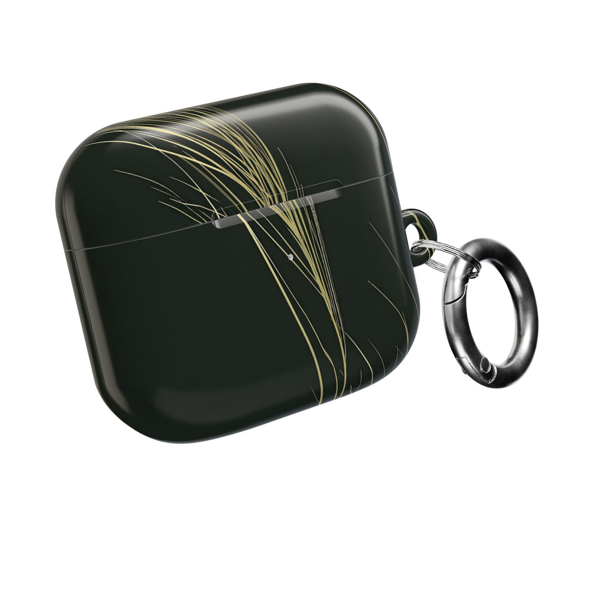 Golden Whispering Reeds · Hard Case for AirPods & AirPods Pro · Green