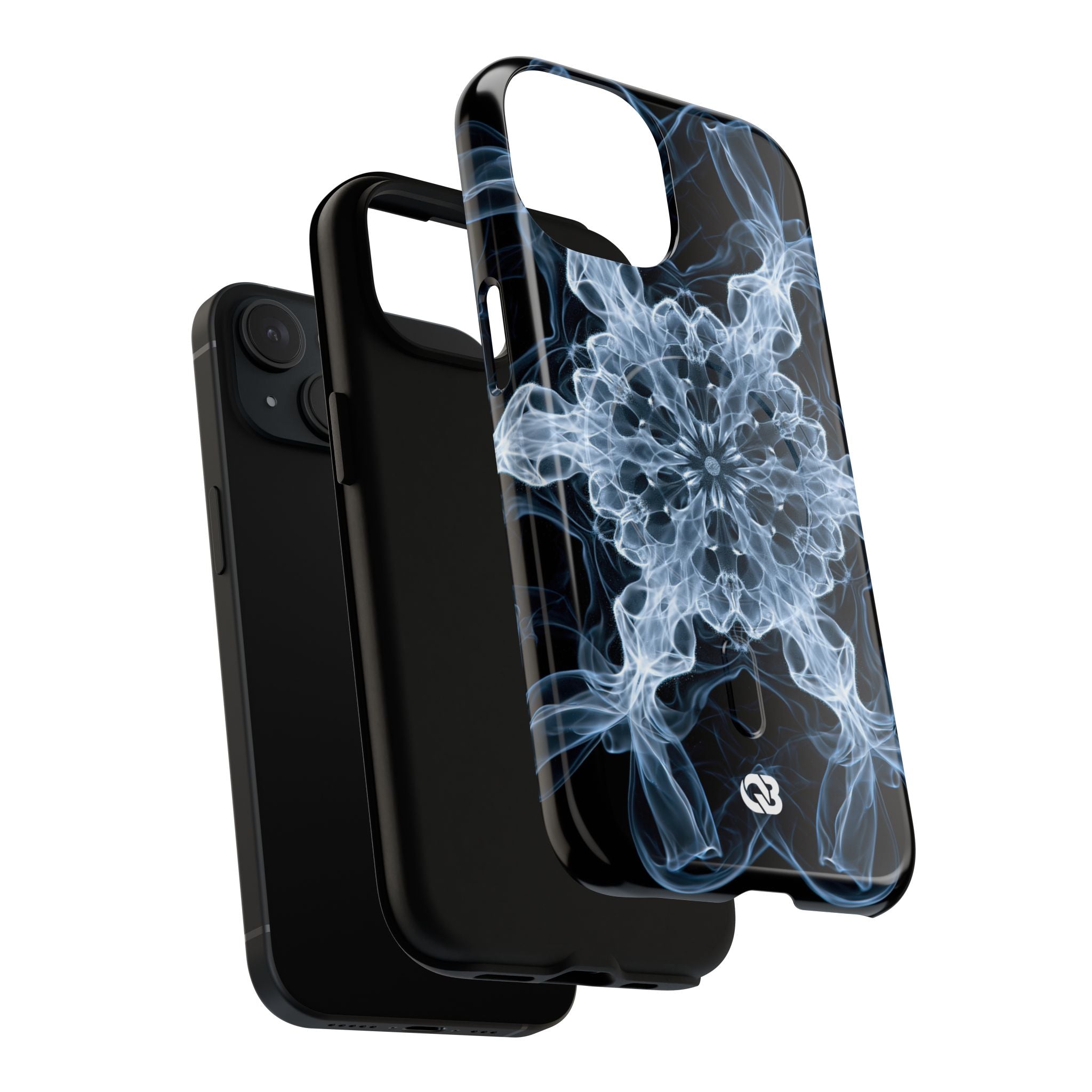 Blue Tough 2.0 Magsafe Phone Case for iPhone - Glacial Smoke Crown