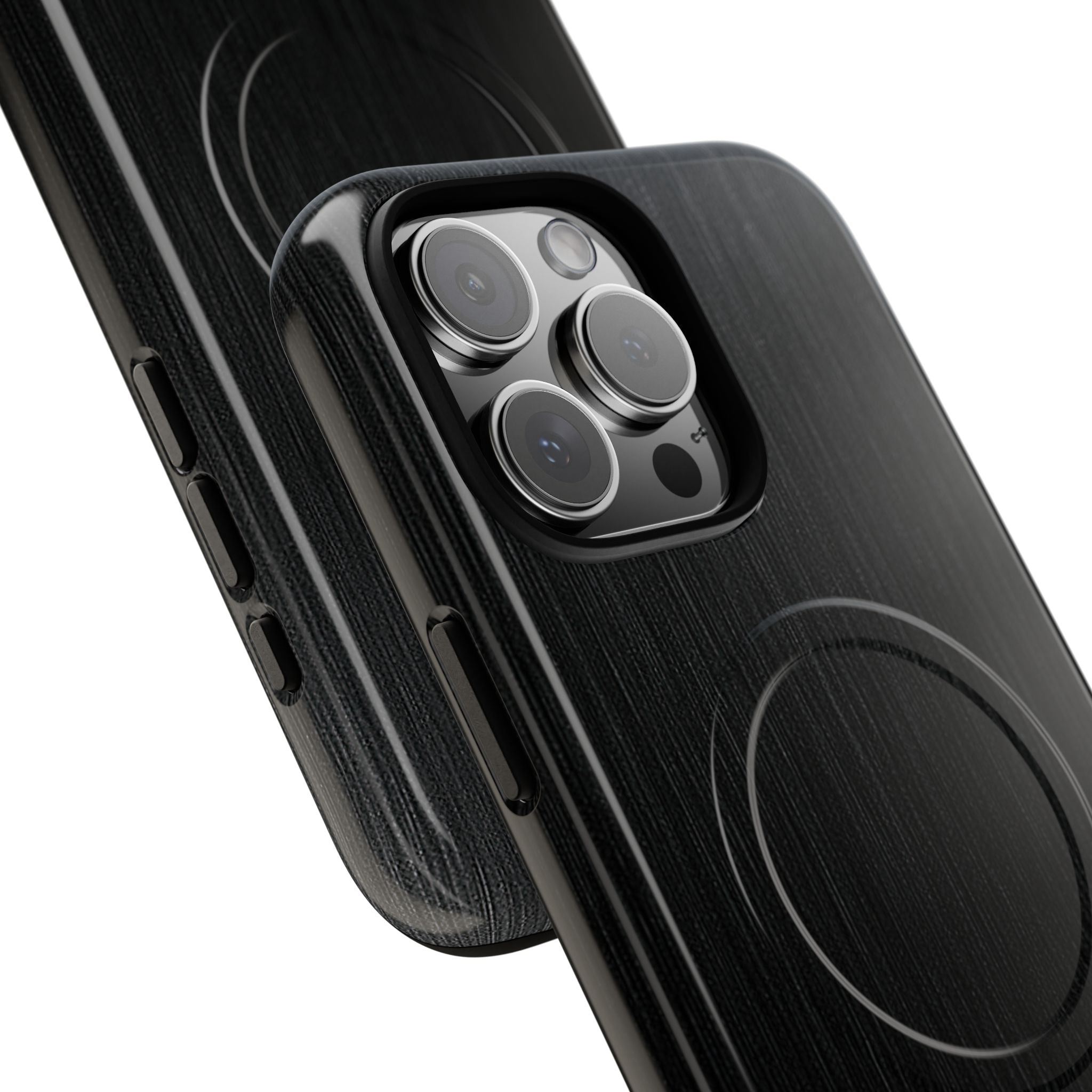 Black Tough 2.0 Magsafe Phone Case for iPhone - Brushed Obsidian Slate