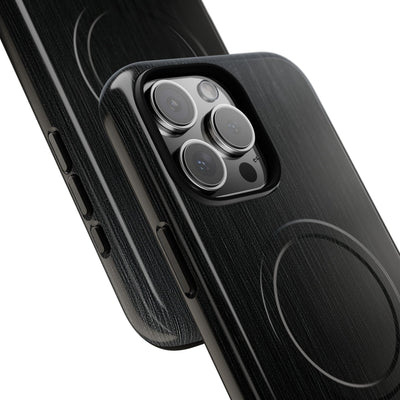 Black Tough 2.0 Magsafe Phone Case for iPhone - Brushed Obsidian Slate