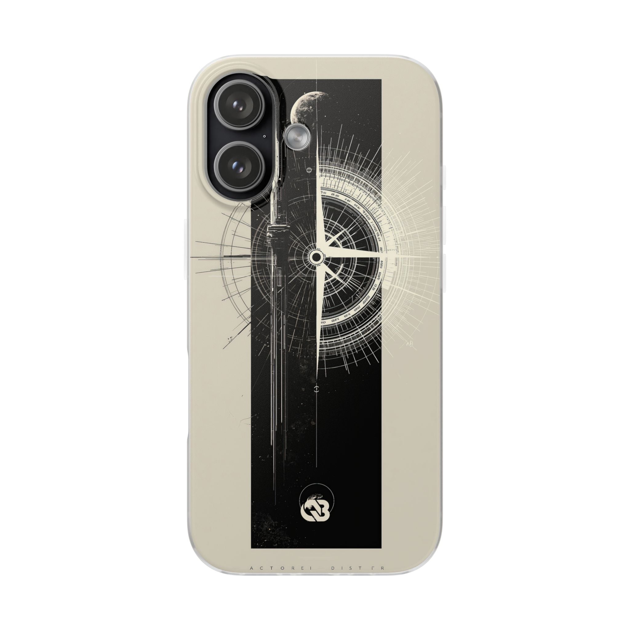 Beige Lite Phone Case for iPhone - Zenith Vector Spire