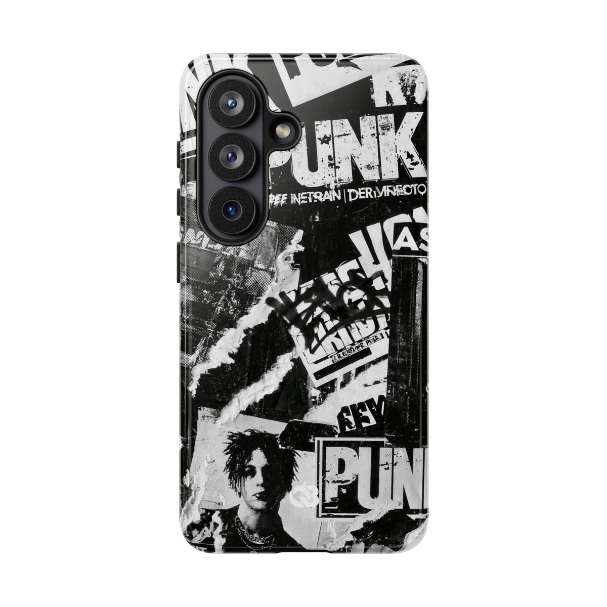 Underground Punk Collage · Tough Phone Case for Samsung · Black