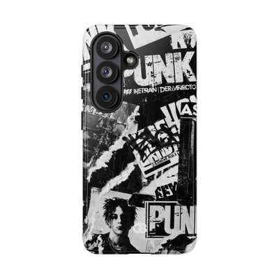 Underground Punk Collage · Tough Phone Case for Samsung · Black