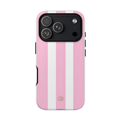 Soft Pink Stripe · Tough Coque de téléphone pour iPhone