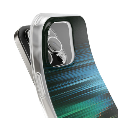 Digital Shoreline Drift · Lite Phone Case for iPhone ·  Teal