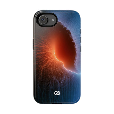 Thermal Aura Pulse · Tough Phone Case for iPhone · Blue