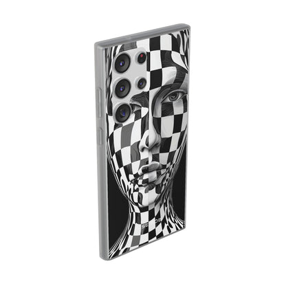 Checkered Face Samsung S23 Ultra Case - Soft