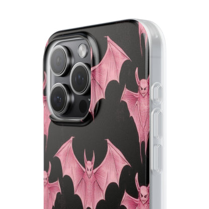Pink Batwave iPhone 15 Pro Max Case - Soft
