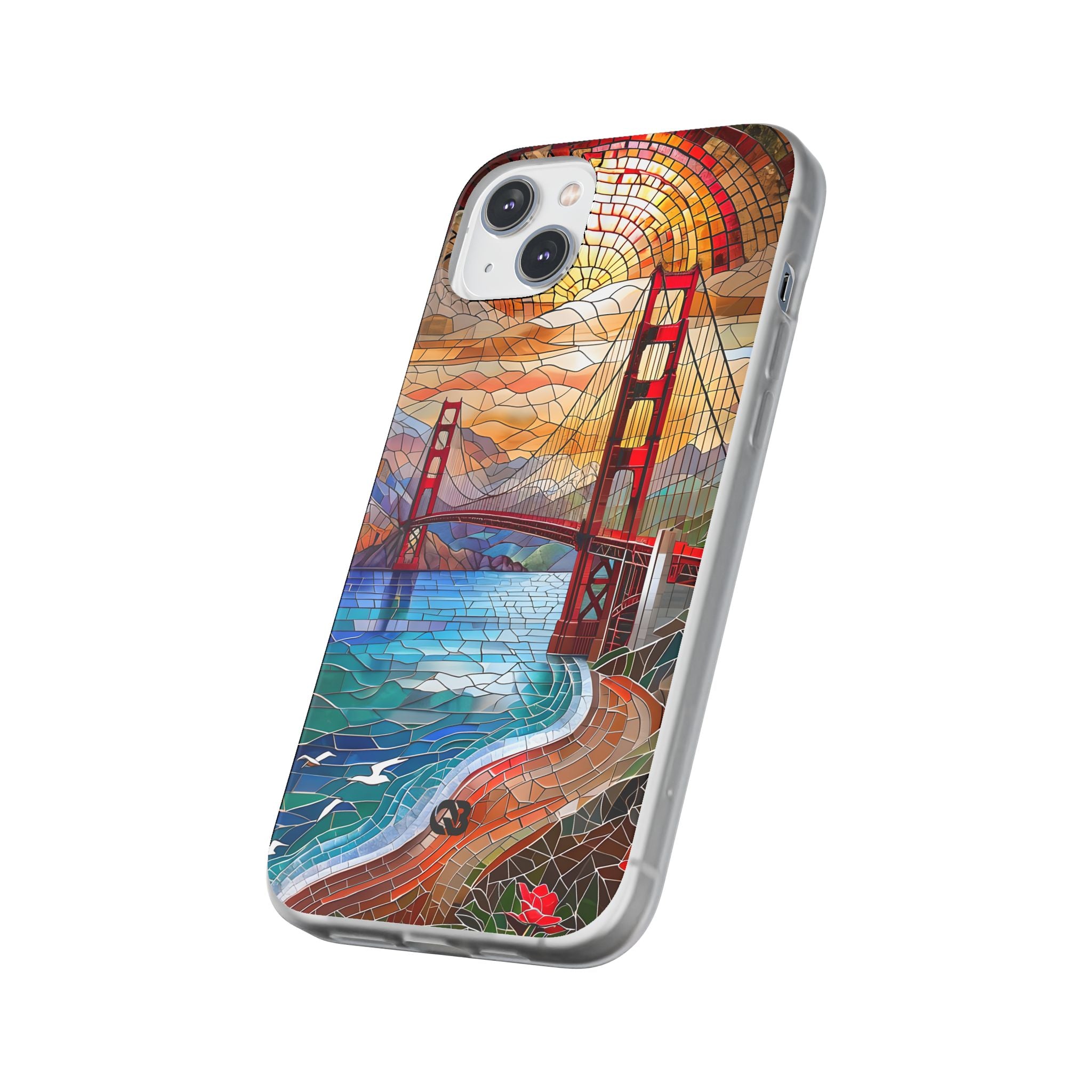 Crimson Arch Coast · Soft Custodia per iPhone