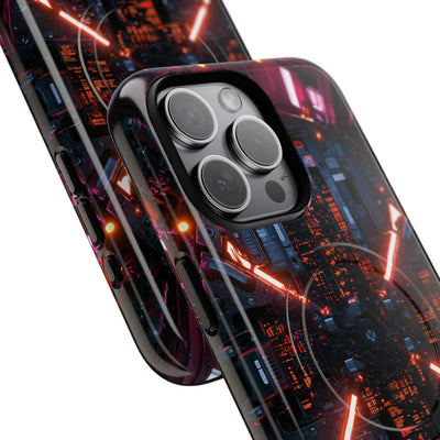 Cybernetic Reactor Core · Tough 2.0 Magnetic Phone Case for iPhone · Black