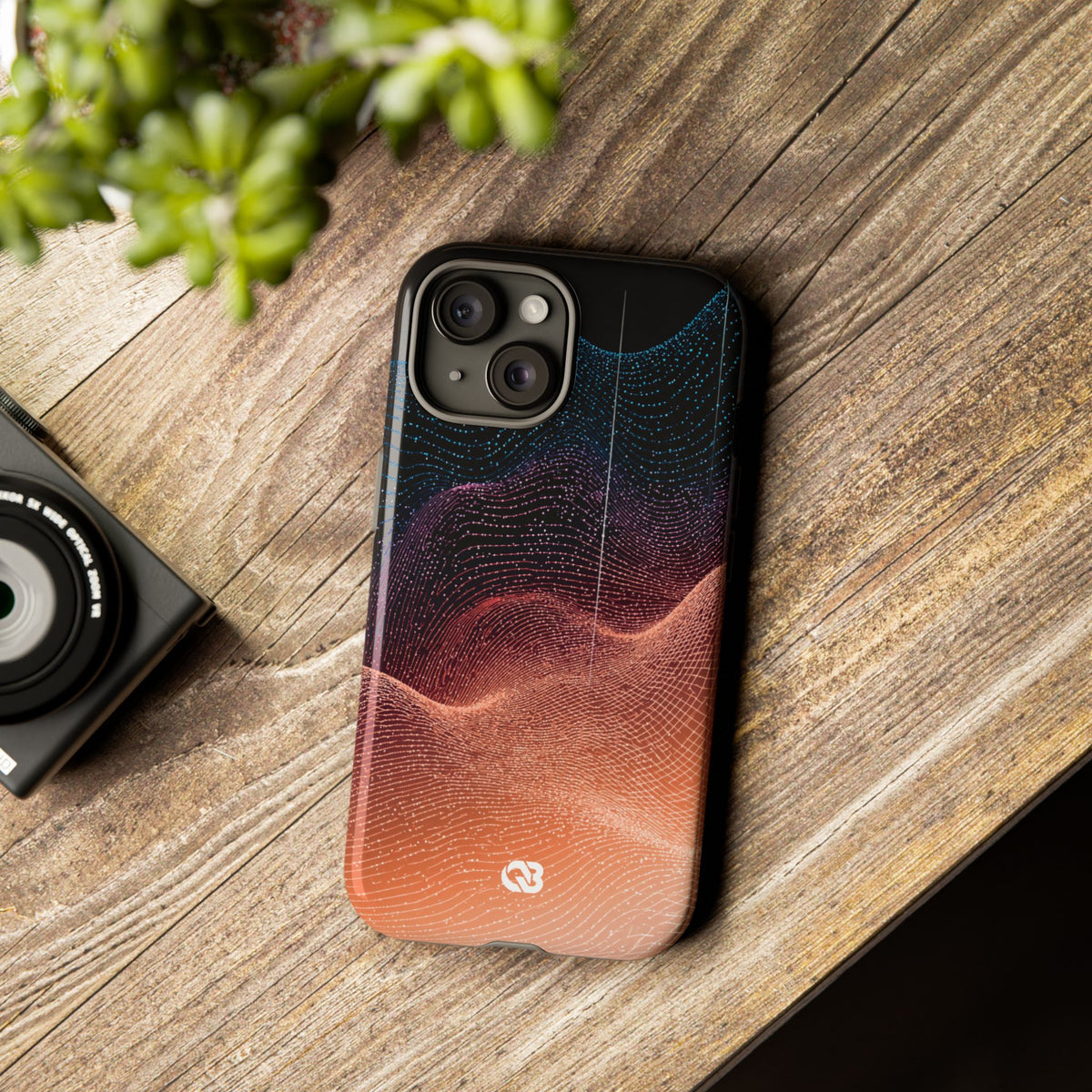 Spectral Elevation · Tough Phone Case for iPhone · Orange